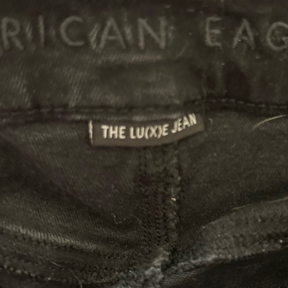 American Eagle Distressed The Luxe Jean Hi-Rise Jegging - Picture 7 of 9
